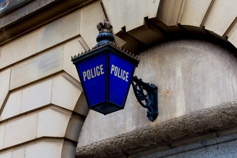 Police station lamp