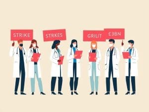 Resident Doctors' Strikes Cost NHS £3bn as Health Secretary Claims Amid Latest Walkout