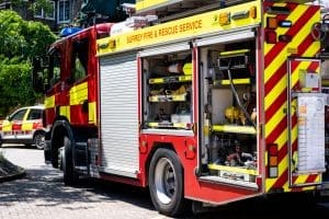 fire-truck-attending