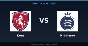 Kent 208/6 vs Middlesex 181/8: Vitality Blast Men match report