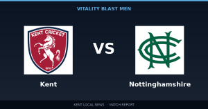 Kent 184/7 vs Nottinghamshire 187/6: Vitality Blast Men match report