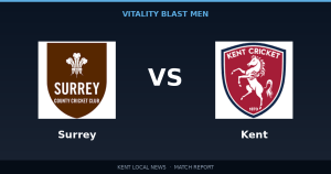 Kent 118/2 vs Surrey 116: Vitality Blast Men match report