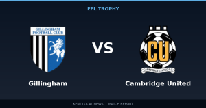 Gillingham 1-4 Cambridge United: EFL Trophy match report